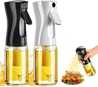 BAKAMITAYI Oil Sprayer for Cooking - 300ml Glass Oil Dispenser Bottle Spray Mister for Kitchen, Air Fryer, Salad, Baking, Grilling, Frying