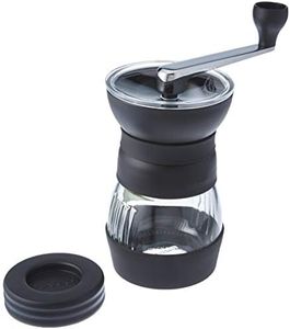 HARIO Skerton Pro Ceramic Manual Coffee Grinder, Black