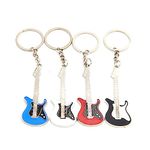 Bass Guitar Keychains for Men Women Guitar Lovers Electric Guitar Keychain for Guitar Players Electric Guitarist Birthday Christmas Gifts for Boys Girls