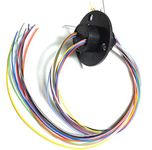 Taidacent High Speed ​​Ball Conductive Slip Ring 12 Wire 2A Collector Ring Rotating Joint Rotary Connector Rotary Electrical Contact Commutator