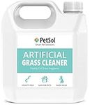 PetSol Artificial Grass Cleaner for Dogs (1000ml - Makes 30 Litres) Pet Friendly 3 in 1 Super Concentrate Disinfectant, Deodoriser & Urine Remover. Kills Moss & Algae. Freshly Cut Grass Fragrance