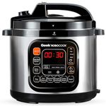 Geek Robocook Zeta 11-in-1 Automatic Electric Pressure Cooker 5 Litre | 2 Years Warranty | 13 Indian Preset Menu, Instant Electric Cooker Pot, Multipurpose Electric Rice Cooker (Non-Stick, 5 Litre)