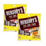 (2 pack) Hershey's Miniatures Milk Chocolate Snack Size Candy, 2.7 oz bags