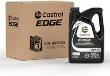 Castrol EDGE 0W-20 Advanced Full Synthetic Motor Oil, 5 Quarts, Pack of 3