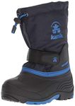 Kamik Unisex-Child Waterbugw Snow Boot, Navy/Blue, 1 Little Kid