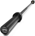 Synergee 15lb Technique Barbell Black Aluminum Bar for Form & Technique Training for Power & Olympic Lifting.