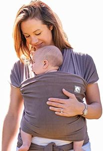 The Pocket Wrap™ by Trekki - Naturally Soft Baby Carrier with Large Front Pocket - Cotton Baby Sling from Birth to Toddler