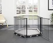 BabyDan Deluxe PlayPen Including Playmat 72-360cm - Black