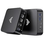 KAMRUI E3 Mini PC,AMD Ryzen 5 3500U(4T 8C,Up to 3.7GHz) Mini PC W-11 Pro 16GB+512GB M.2SSD, Mini Desktop Computer 4K Triple Display/WiFi/BT/USB 3.2/Type-C/HDMI