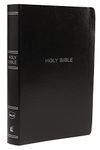 NKJV Holy Bible, Giant Print Center-Column Reference Bible, Black Leather-look, Thumb Indexed, 72,000+ Cross References, Red Letter, Comfort Print: ... Version: Holy Bible, New King James Version