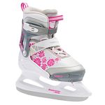 Rollerblade Bladerunner Ice Micro Ice Girls, Junior, Adjustable, Pink and White, Ice Skates