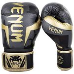 Venum Elite Boxing Gloves - Dark camo/Gold