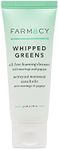 Farmacy Foaming Face Wash for Oily Skin - Whipped Greens Oil-Free Gentle Facial Cleanser + Exfoliator - Infused with Green Clay to Remove Impurities, Control Oil + Maintain Skin Hydration (50ml)