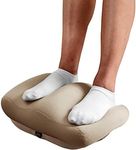 Homedics Comfy Footrest Massager, Soothes Tired Feet and Toes, Invigorating Vibrations, Beanbag-Style Cushion, Soft Pedestal, Total-Foot Relaxation, One-Switch Controls, for Home or Office