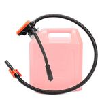 Automatic Fuel Transfer Pump with 2.4 GPM Auto-Stop Sensor for Gasoline Diesel Fluid Liquid with Flexible Intake Hose for Kerosene Gas Cans