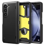 Spigen Slim Armor Pro Back Cover Case Compatible with Galaxy Z Fold 5 (TPU + Poly Carbonate | Black)