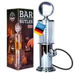 Retro Drink Dispenser in Chrome Nostalgic Design | Bar-Butler Dispenser with Dispensing Hose for Party Drinks Dispenser Beer Tower Beer Dispenser Beer Dispenser Dispensing System