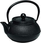 Avanti Hobnail Cast Iron Teapot, Black, 600ml