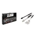 Weber 18283 Cleaning Kit for stainless steel Gas Grills, 7.6 cm*59.5 cm*34.0 cm & Precision 3-Piece Grill Tool Set