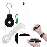 AARAM Overhead Hand Shoulder Pulley Equipment Kit w/Rope for Home Gym Exercise & Physical Therapy, for frozen shoulder and hand physiotherapy exercise and general hand movement exercise.