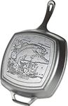 Lodge 10.5 Inch Cast Iron Fish Grill Pan