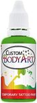 Custom Body Art 1-Ounce Lime Green Temporary Airbrush Tattoo Body Art Paint Alcohol Based