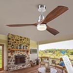 BOJUE 52 Inch Ceiling Fans with Lig