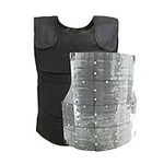 LCSJ Fish Scales Stab-Resistant Clothing Adjustable Tactical Vest Knife-Proof Vest Adult Men Women Chest Protection