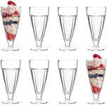 Argon Tableware Knickerbocker Glory Dessert Sundae Glasses - 350ml - Set of 8