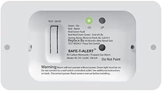 Safe-T-Alert 85 Series Carbon Monoxide Propane Gas Alarm - 12V - White [85-741-WT]