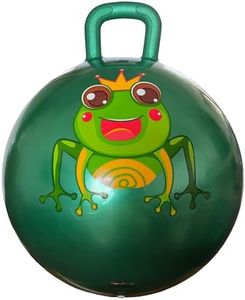 Space Hopper Ball with Air Pump: 15in/38cm Diameter for Ages 3-5, Kangaroo Bouncer, Hoppity Hop Ball