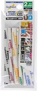 GodHand Migaki-Kamiyasu Sanding Sponge Stick, Assortment, 2mm Thickness (Pack of 5)