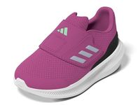 adidas Infants RUN FALCON 3.0 SPORT RUNNING HOOK and LOOP INFANT S Lucid Fuchsia/Blue Dawn/Black 10K