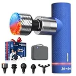 BOB AND BRAD A7 Pro Massage Gun with Heat and Cold Therapy, 11mm Amplitude Mini Massage Gun Deep Tissue Portable, 3200 RPM Professional Quiet Muscle Massager Gun for Pain Relief, Gift for Dad Mom