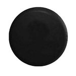 Comily Plus+ Universal Spare Tire Cover,Soft PVC Vehicle Wheel Protectors with Waterproof,Off-Road Accessories Fit for Travel Trailer RV SUV Truck Jeep-Plain Black(16Inch for Diameter 30"-31.2")