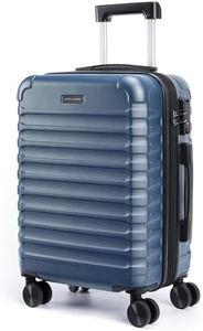LIGHT FLIGHT Carry On Luggage 22x14x9 Airline Approved, Carry On Suitcases with Wheels, Expandable Hardside Lightweight Rolling Travel Luggage with TSA Lock 20 Inch Carryon, Royal Blue