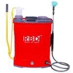 RBD 20L 2-in-1 Battery Sprayer | 12V 8Ah Dry Lead Battery, Manual & Battery Operated Agricultural Spray Pump, High Pressure with 6 Months Warranty for Farming & Gardening