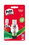 Pritt Glue Stick, Safe & Child-Friendly Craft Glue for Arts & Crafts Activities, white, 1x11g Pritt Stick, Packaging may vary