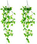 Amabro Fake Hanging Plants, 2Pcs Re