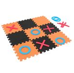 ADEPTNA Giant High Density EVA Foam Noughts & Crosses Indoor and Outdoor Garden Game Mat – Water Resistant and Non-Toxic