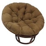 Blazing Needles Microsuede Papasan Cushion, 1 Count (Pack of 1), Camel
