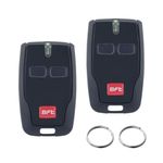 (2PCS) 433.92MHZ For BFT Garage Remote Control Key for BFT Mitto 2 For BFT MITTO B RCB02 Remote Control 2 Buttons BFT Remote With Key Ring