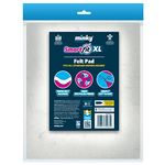 Minky Thick Felt Pad, ‎Polyester, White, Extra Large