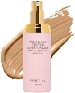 Winky Lux White Tea Tinted Moisturizer SPF 30 Sunscreen for Face with SPF, Makeup Face Moisturizer with Vitamin E, Medium