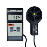 Digital Anemometer (Range: 0.4-30.0 m/s) for HVAC, Measure Air Velocities, Wind Speeds Along with Factory Calibration Certificate Model: Lutron AM-4201