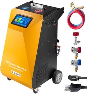 Chinrose Fully Automatic Refrigerant Recovery Machine for R134a and R1234yf, Recharging Machine for Hybrid and Non-Hybrid Automotive A/C Systems