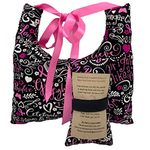 VARIOUS Patterns 10"x9" Underarm Single Mastectomy Lumpectomy Augmentation Gift Set +6" Seatbelt Pad, Breast Cushion Pillow SLNB Top Surgery (BLACK PINK CANCER)