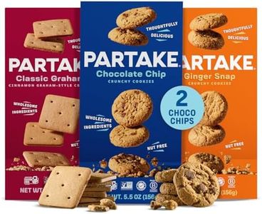 Gluten Free Crunchy Cookies & Grahams by Partake – 4 Box Variety Pack | Vegan | No Peanuts, Soy, Dairy, Tree Nuts, Egg, Sesame, Safe School Snack for Kids - contents may vary