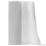 BINO | Kitchen Shelf Liner | Non Adhesive Shelf Liners for Kitchen Cabinets | Shelf Liners for Kitchen Cabinets | Drawer and Shelf Liner | Non Slip Shelf Liner Roll (Waffle - White)