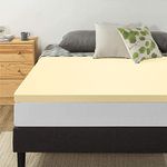 Orthopaedic Memory Foam Mattress Toppers Premium Quality Standard UK In 1", 2" Thicknesses Available Depths|Soft & Comfortable|Memory Foam Durable(King 1")